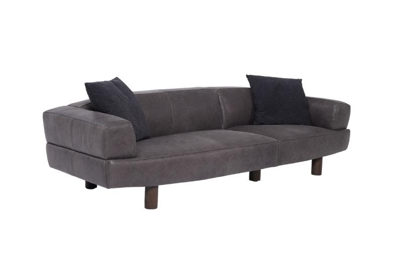 Asymmetry 4 Seater Split Sofa Native Charcoal