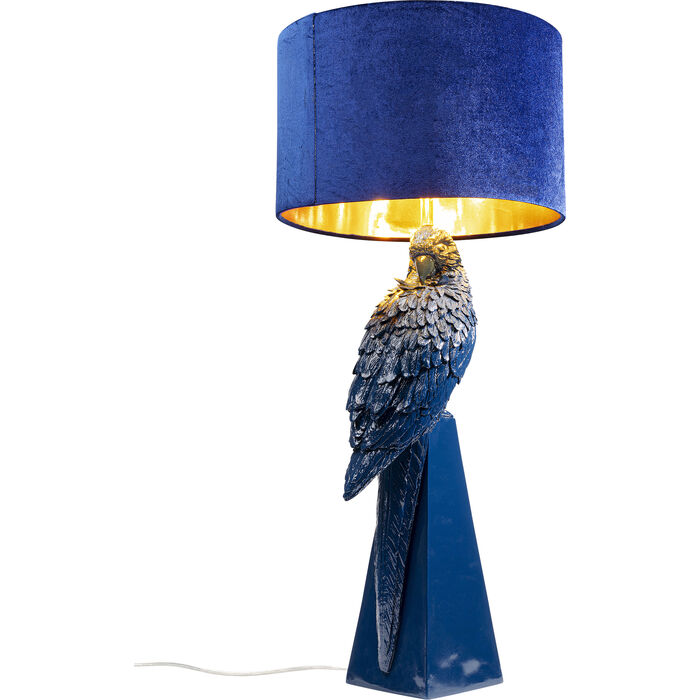 Blue Parrot Table Lamp