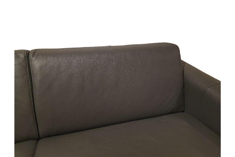 Visconti Leather Sofa Bed - Anthracite