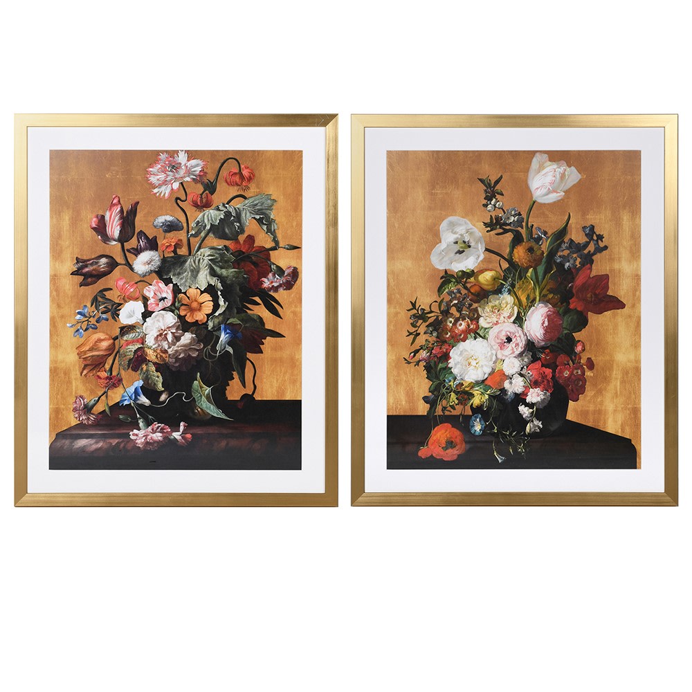 Pair of Floral Prints