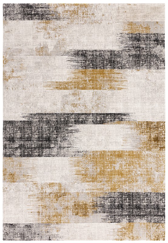 Kuza Lines Rug Gold