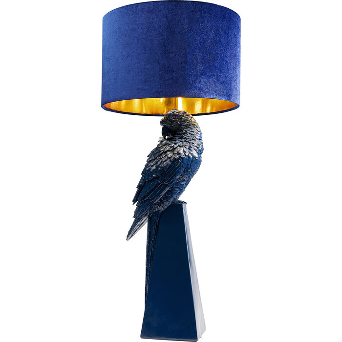 Blue Parrot Table Lamp