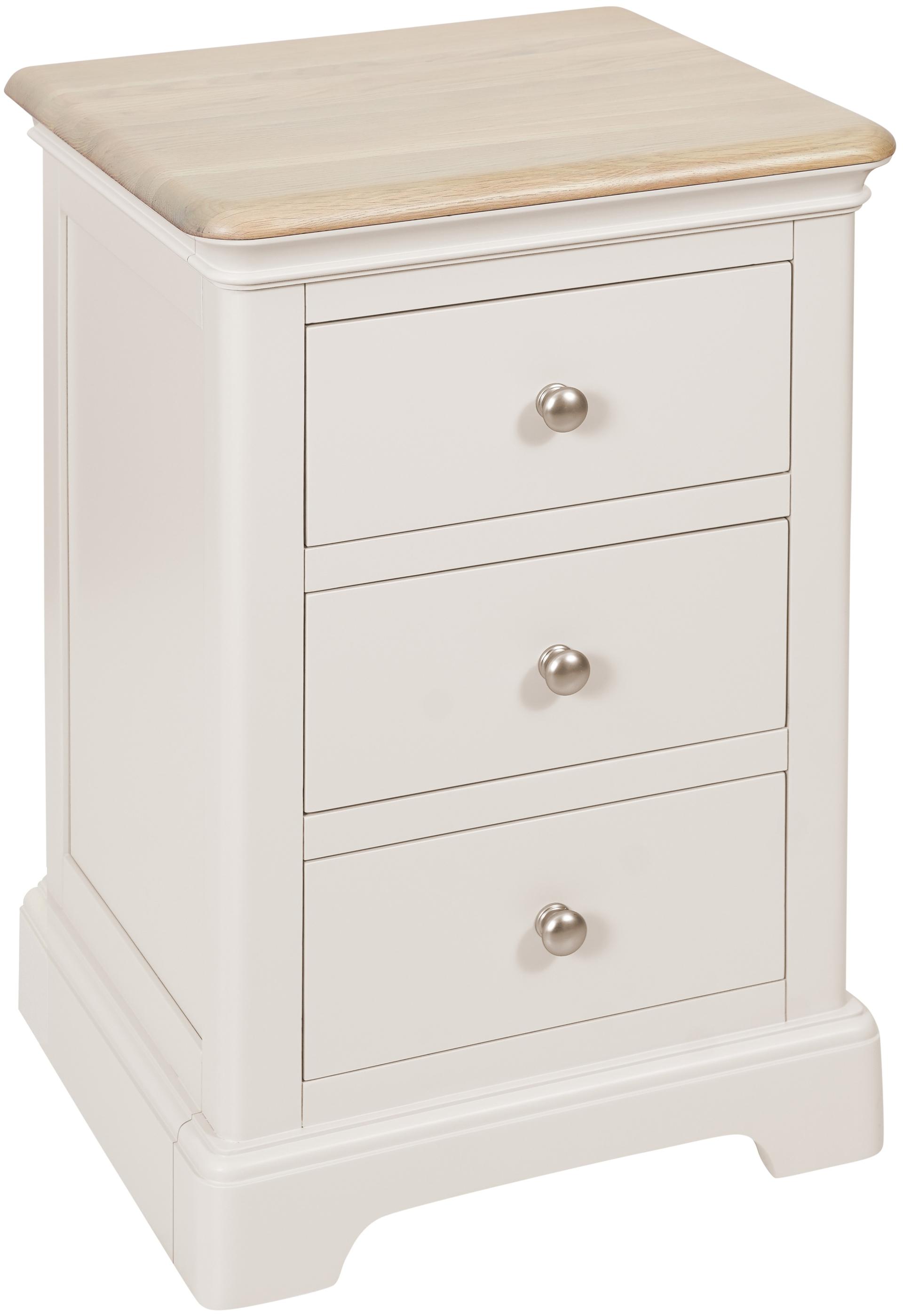 Mayra 3 Drawer Bedside Locker