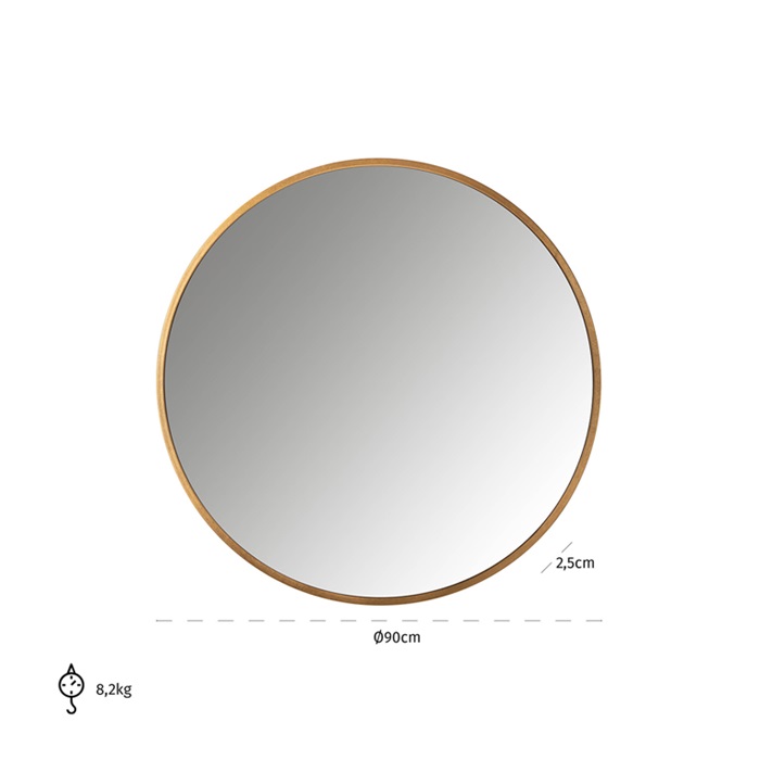 Kimora Gold Mirror