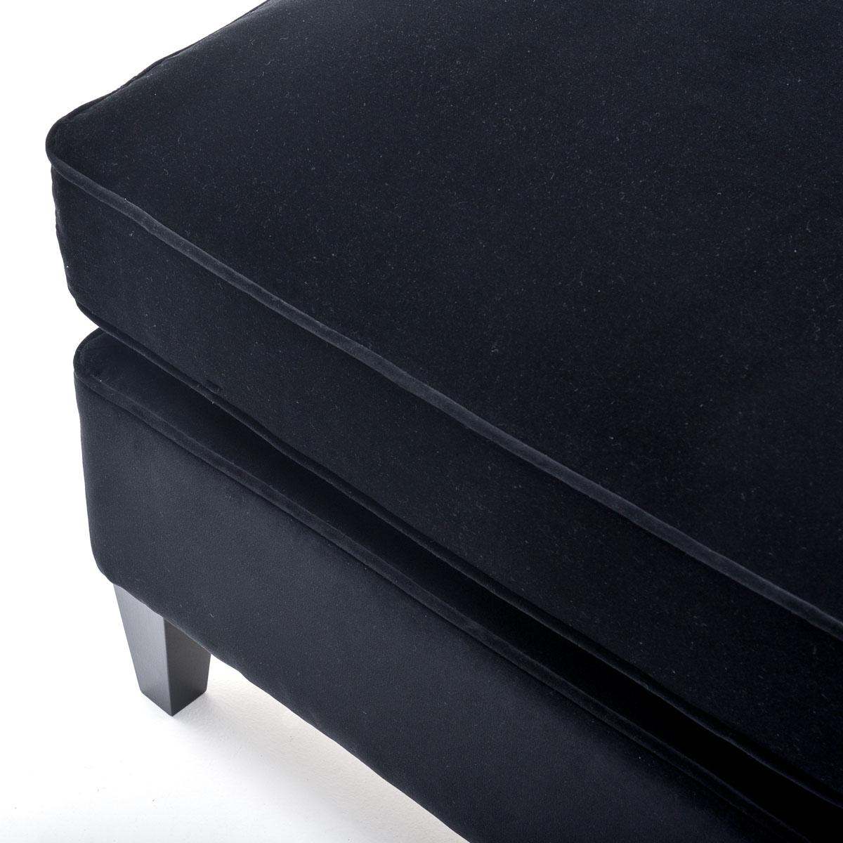 Duresta Gabrielle Footstool Yaguara Onyx