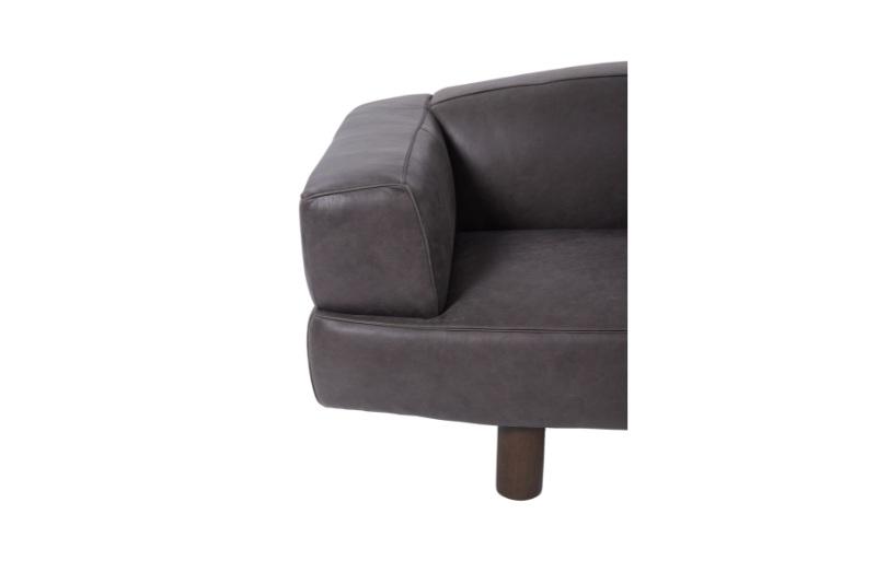 Asymmetry 4 Seater Split Sofa Native Charcoal