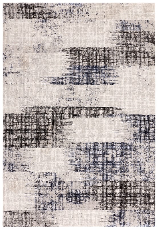 Kuza Lines Rug Blue