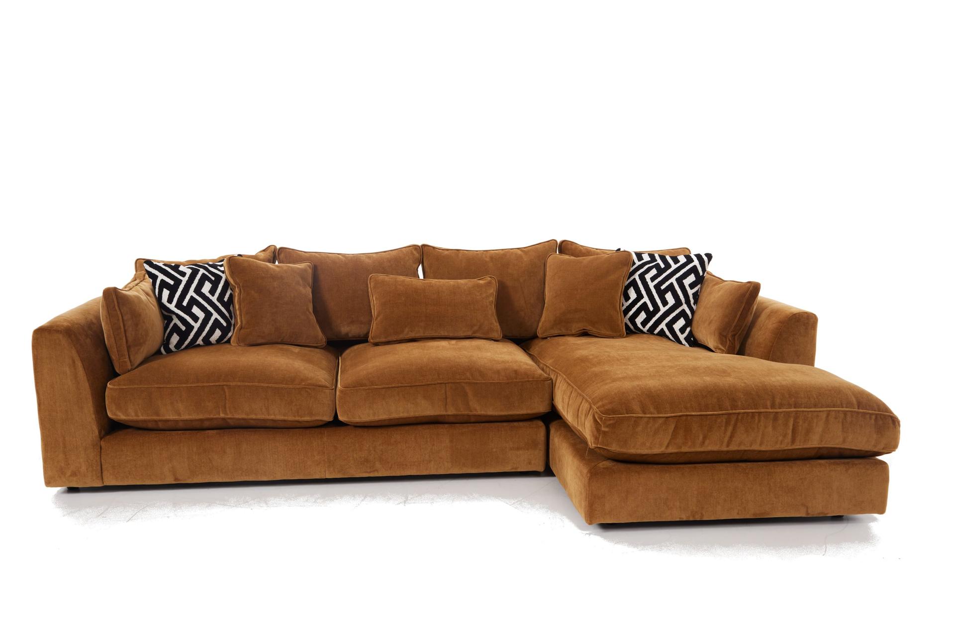 Prescott Chaise Sofa RHF Dusk Cinnamon