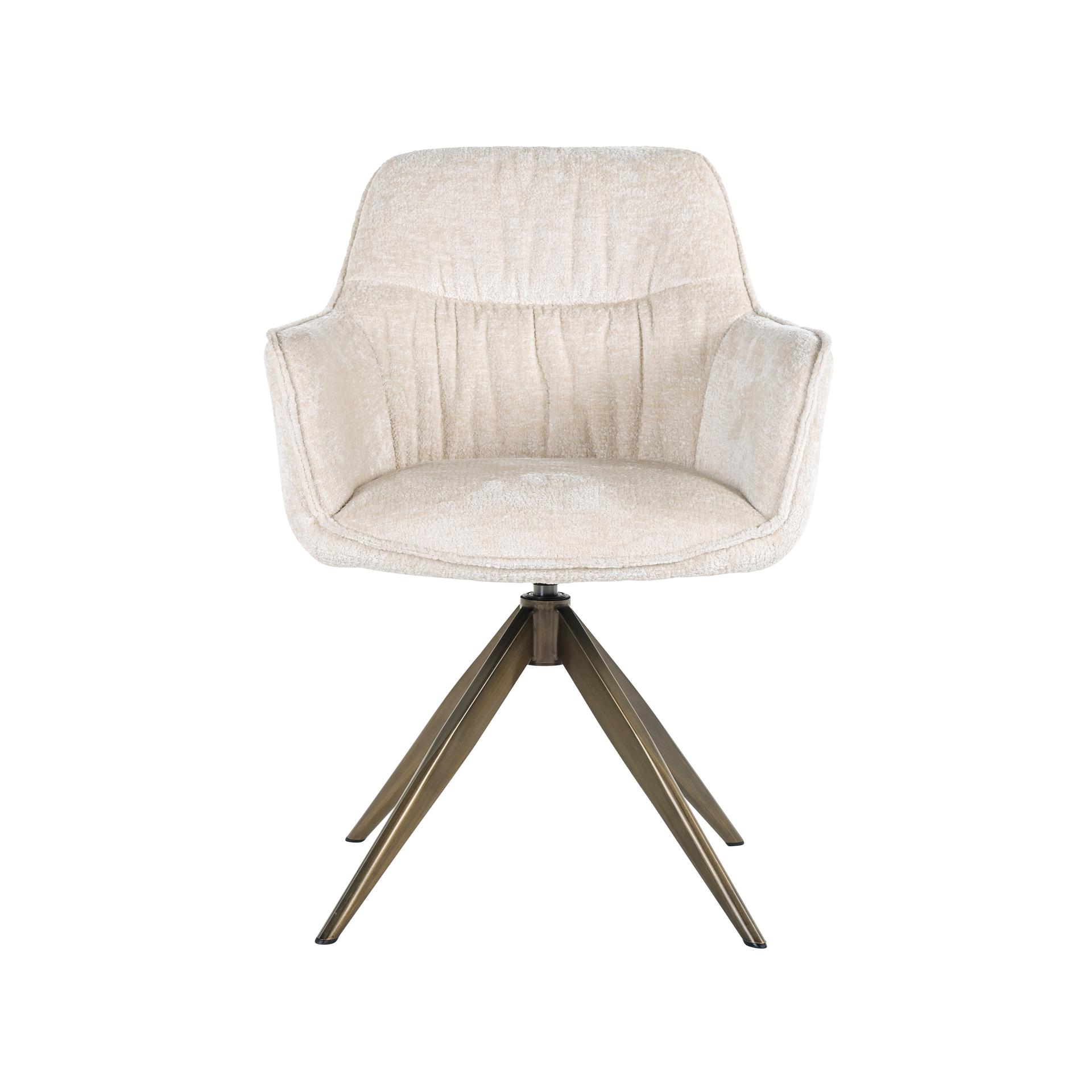 Alida Velvet Swivel Chair