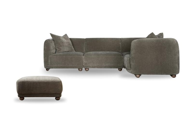 Puffa 4 Piece Corner LHF/RHF Sofa + FREE footstool