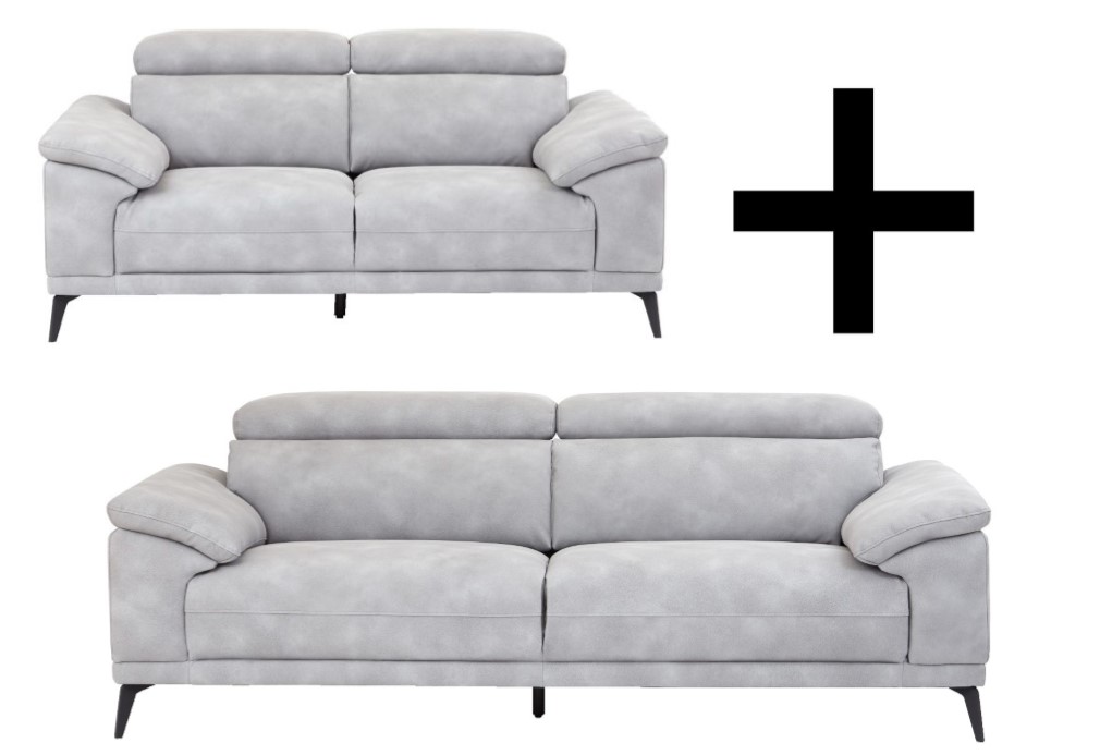 Montero 3 Seater and 2 Seater Bundle - Grey