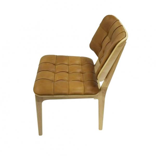 Fernvale Dining Chair Tan with Bianco Oil Legs