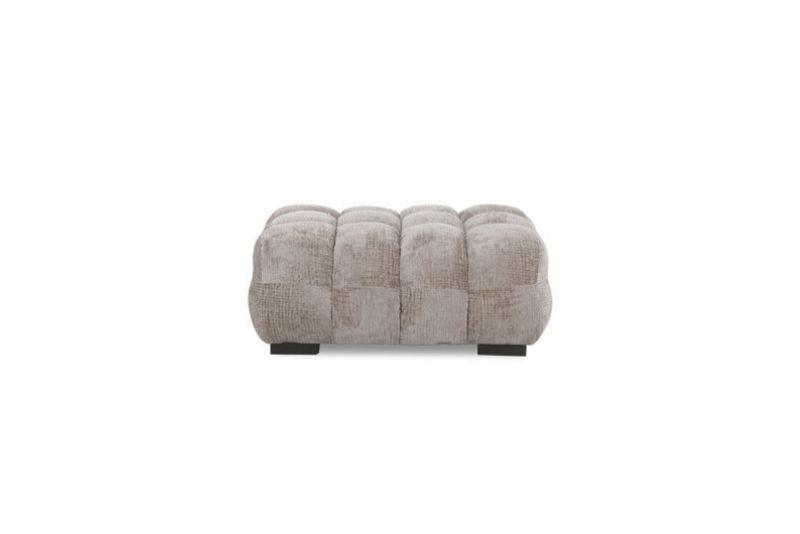 Alba Puffed Stool Fine Glam Beige