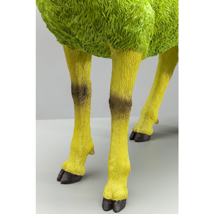 Green Sheep Figurine