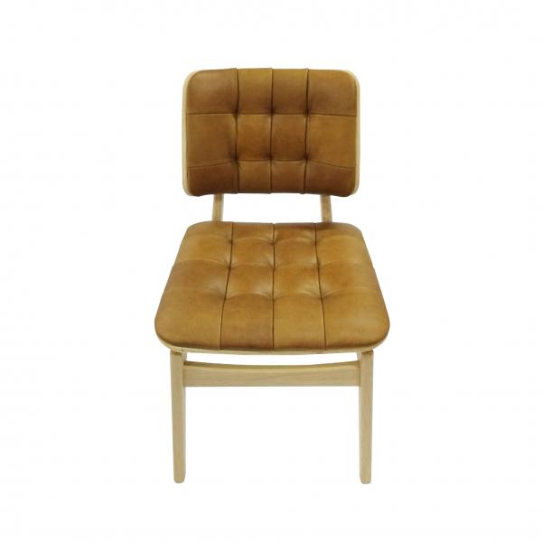 Fernvale Dining Chair Tan with Bianco Oil Legs