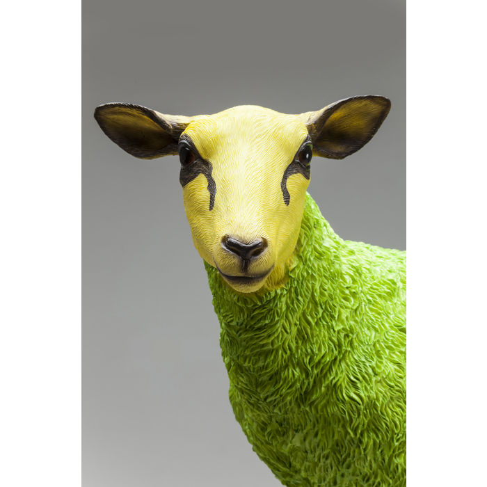 Green Sheep Figurine