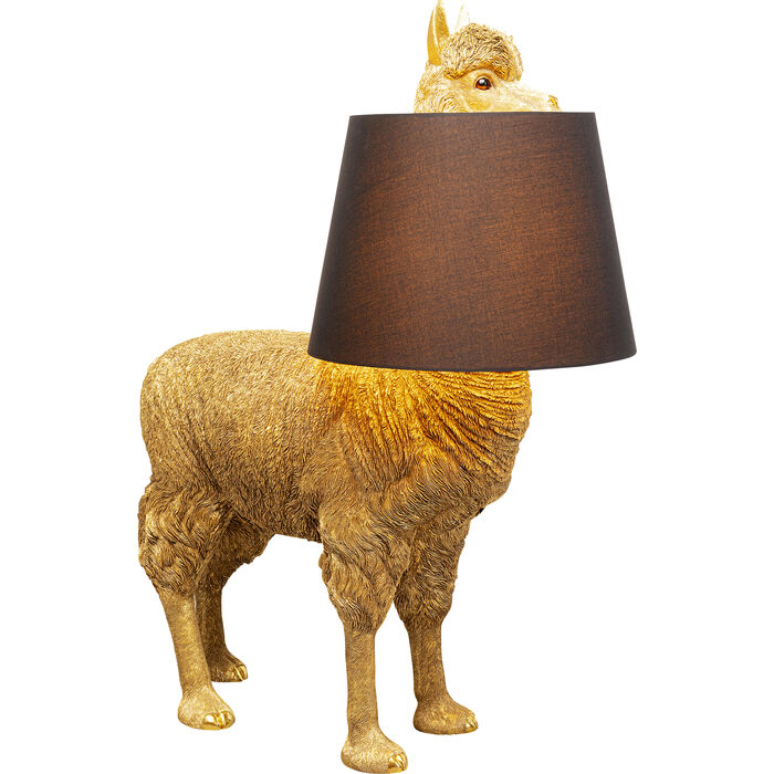 Alpaca Gold Floor Lamp