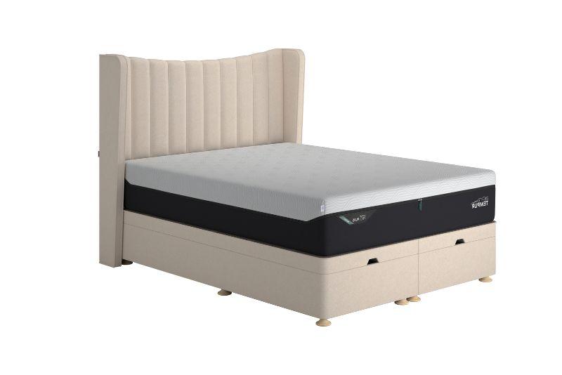 Tempur Suffolk Ottoman Bedframe 5ft Soho Natural