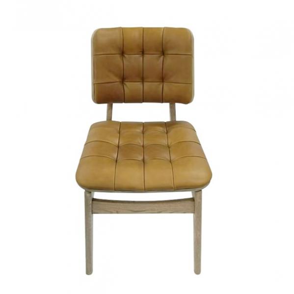 Fernvale Dining Chair Tan with Grey Oil Legs