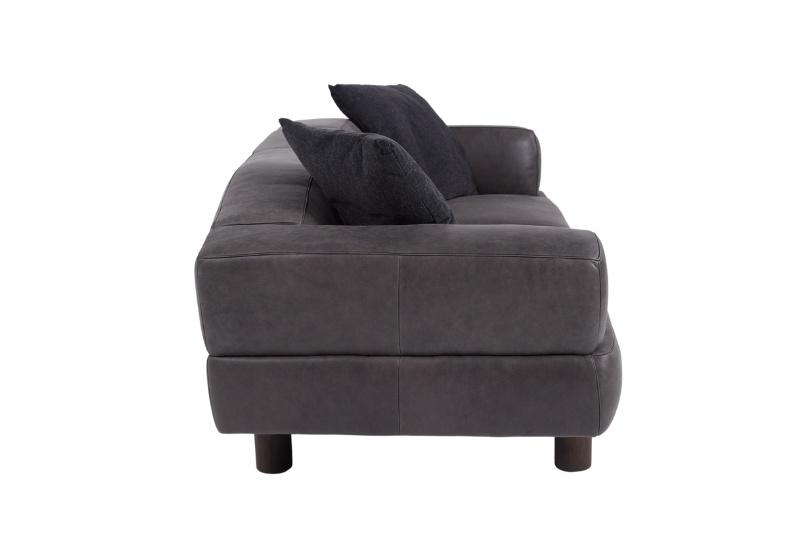 Asymmetry 4 Seater Split Sofa Native Charcoal