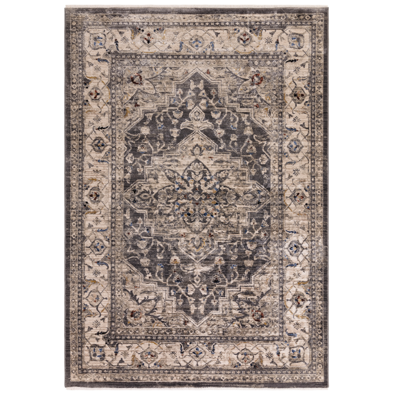 Sovereign Rug Charcoal Medallion