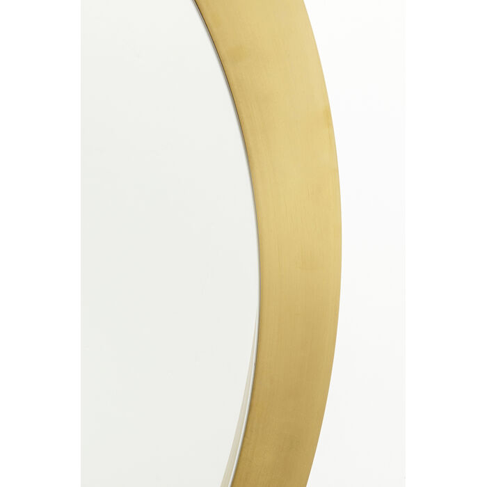 Arezzo Brass Circular Wall Mirror