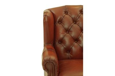 Leopold Wing Chair Brown