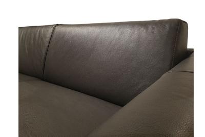 Visconti Leather Sofa Bed - Anthracite