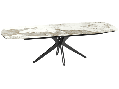 Vancouver Extending Dining Table Calcatta Marble