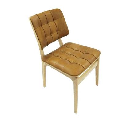 Fernvale Dining Chair Tan with Bianco Oil Legs