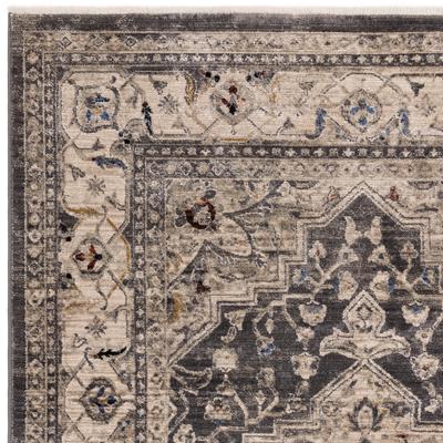 Sovereign Rug Charcoal Medallion