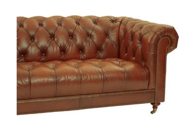 Leopold 4 Seater Sofa Brown