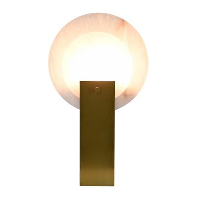 Bronze Alabaster Table Lamp