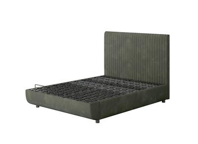 Tempur Arc Storage Bed and Headboard 5ft Dark Green