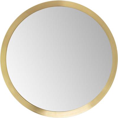 Arezzo Brass Circular Wall Mirror