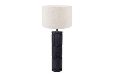 Ellia Black Wood Tall Table Lamp