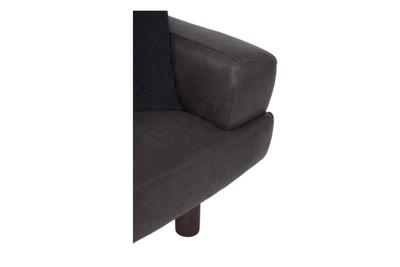 Asymmetry 4 Seater Split Sofa Native Charcoal