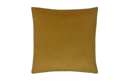 Sunningdale Square Cushion Velvet Saffron