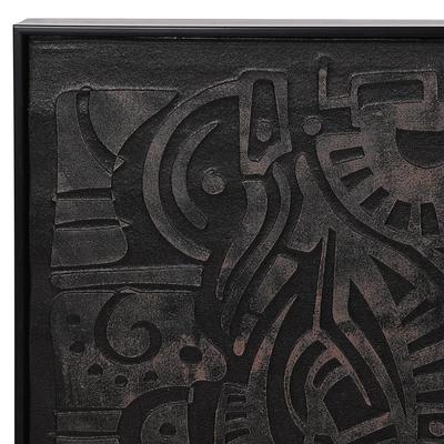 Black Egyptian Abstract Wall Art