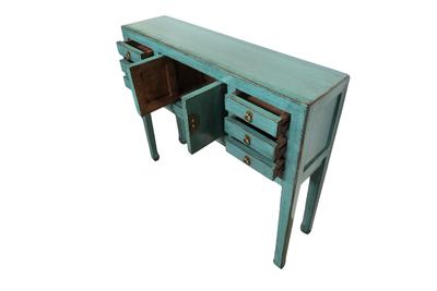 Andorra Turquoise Console Table