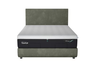 Tempur Arc Storage Bed and Headboard 5ft Dark Green