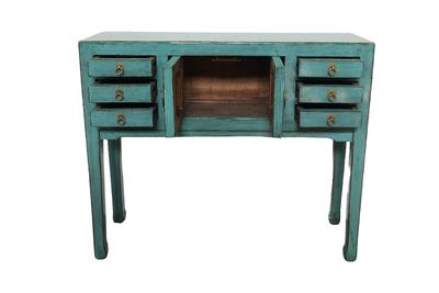 Andorra Turquoise Console Table