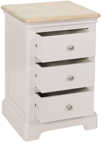 Mayra 3 Drawer Bedside Locker