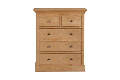 Pietra 2+3 Chest of Drawers Natural Oak