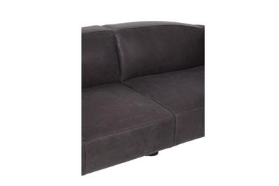 Asymmetry 4 Seater Split Sofa Native Charcoal