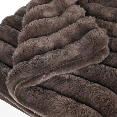 Cocoa Faux Fur Throw