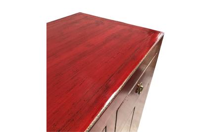 Andorra Red 3 Drawer 2 Door Cabinet