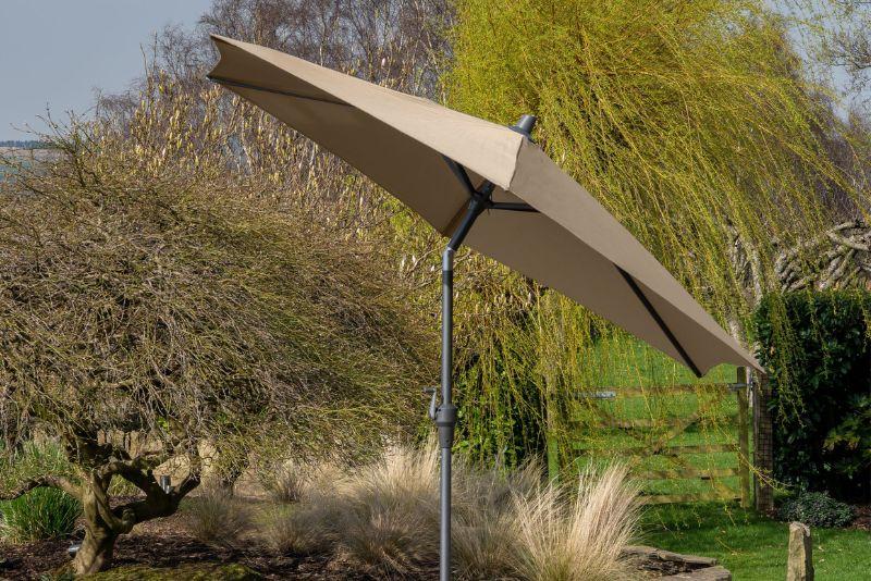 Soldano 2.5m Parasol Taupe