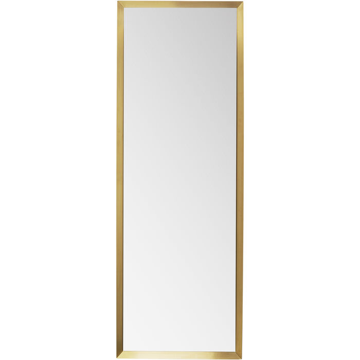 Arezzo Brass Rectangular Wall Mirror