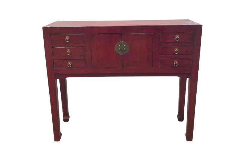 Andorra Red Console Table